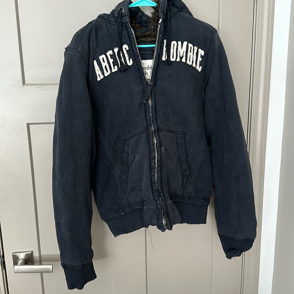 Abercrombie Wolf Jaw Jacket Hooded Sweatshirt